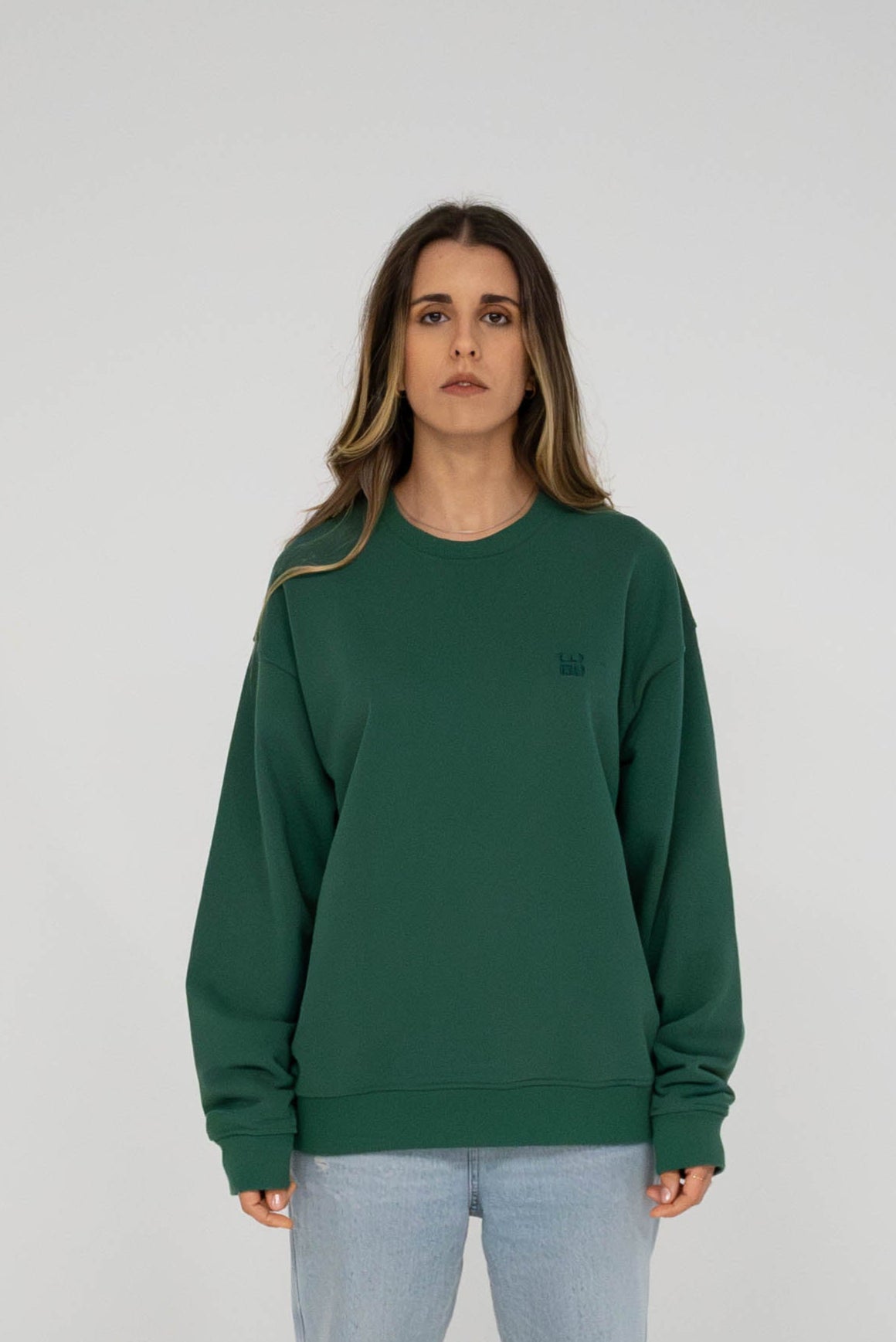 Sweatshirt oversized green