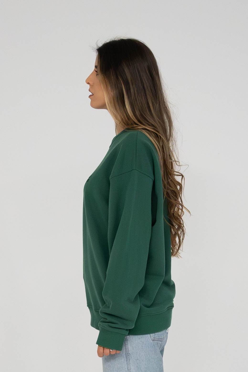 Sweatshirt oversized green
