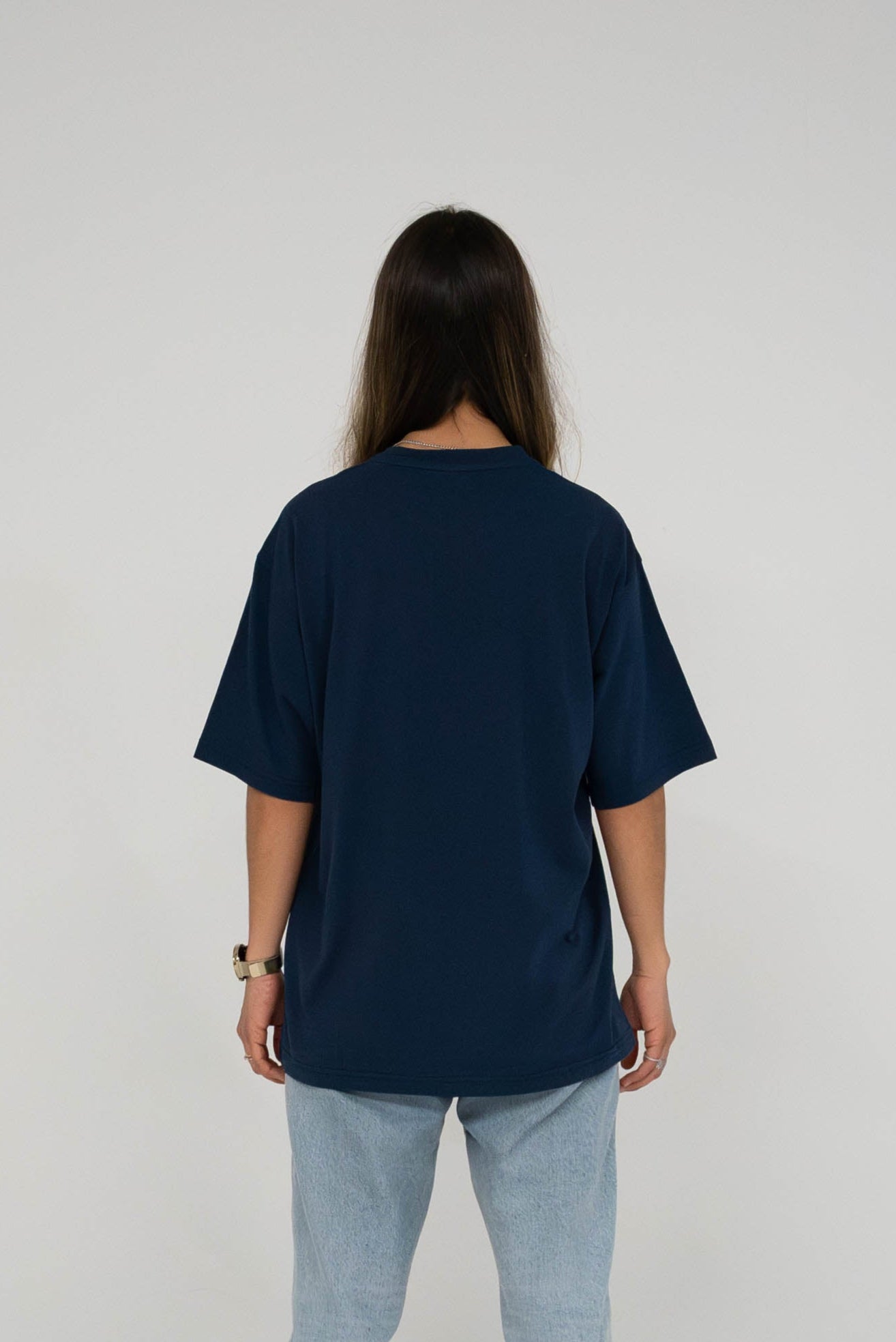 T-shirt oversized navy blue