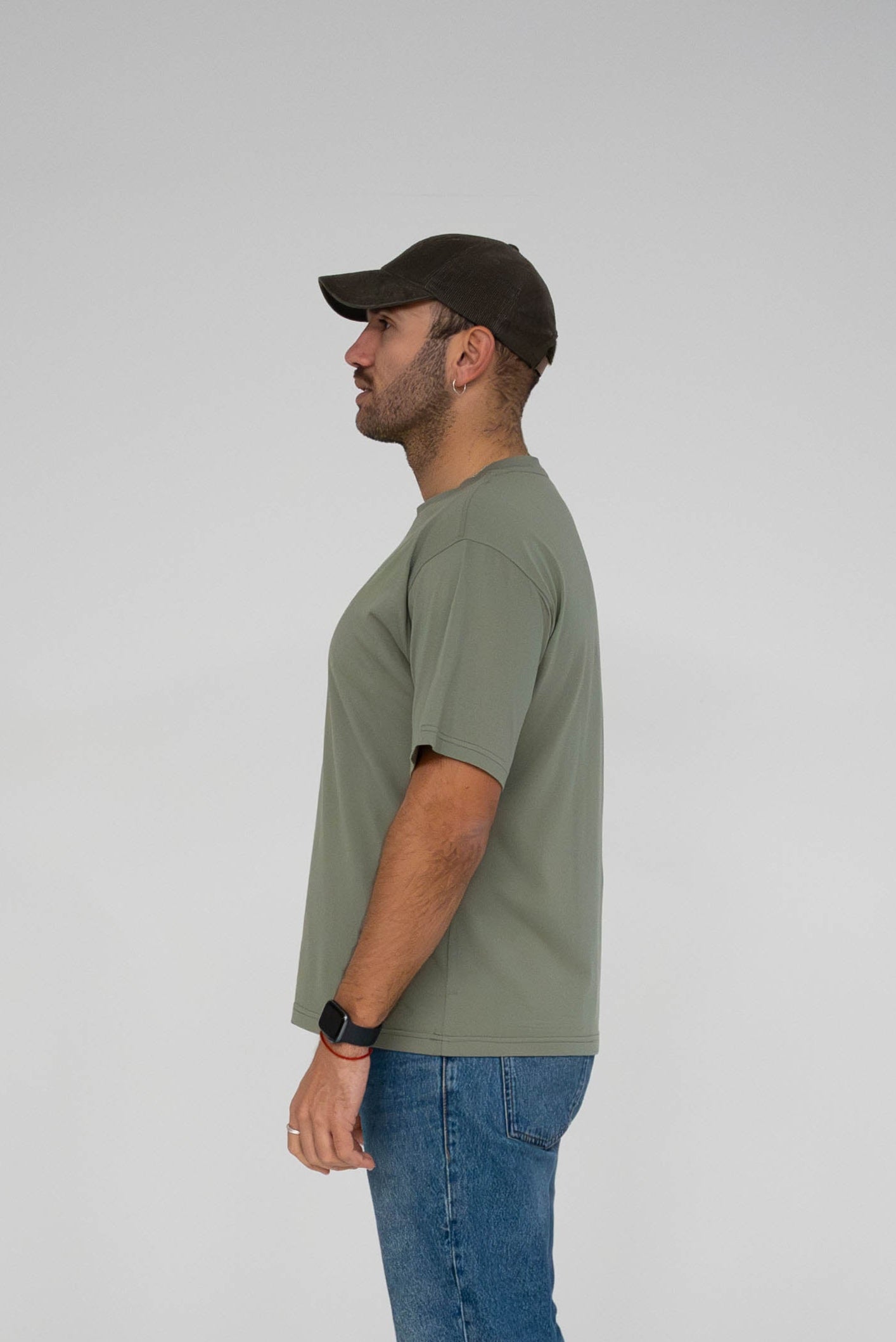 T-shirt oversized green