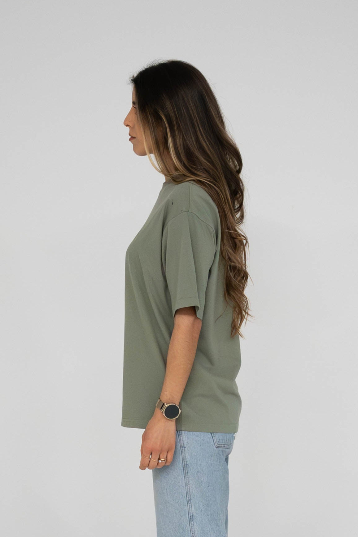T-shirt oversized green