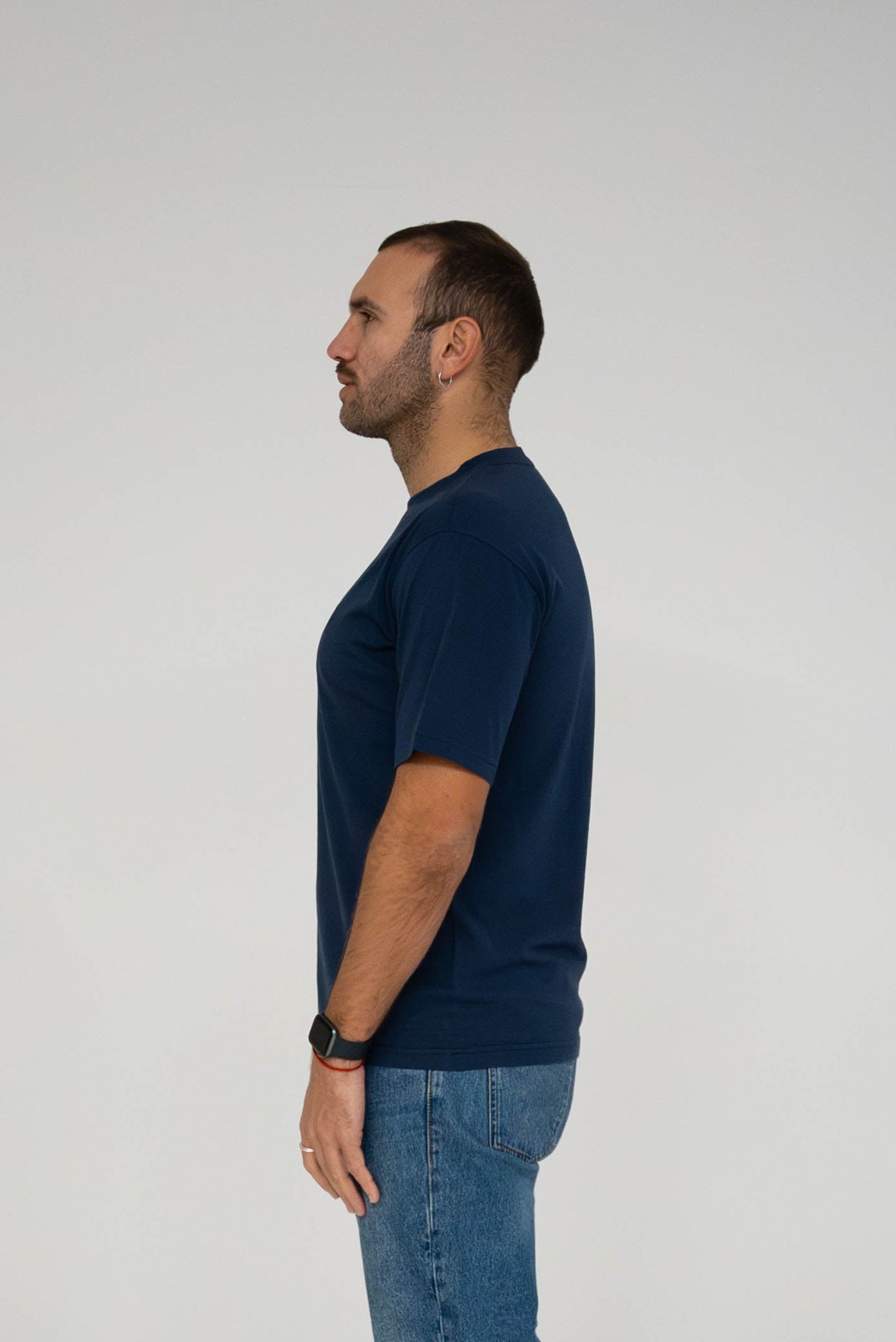 T-shirt oversized navy blue