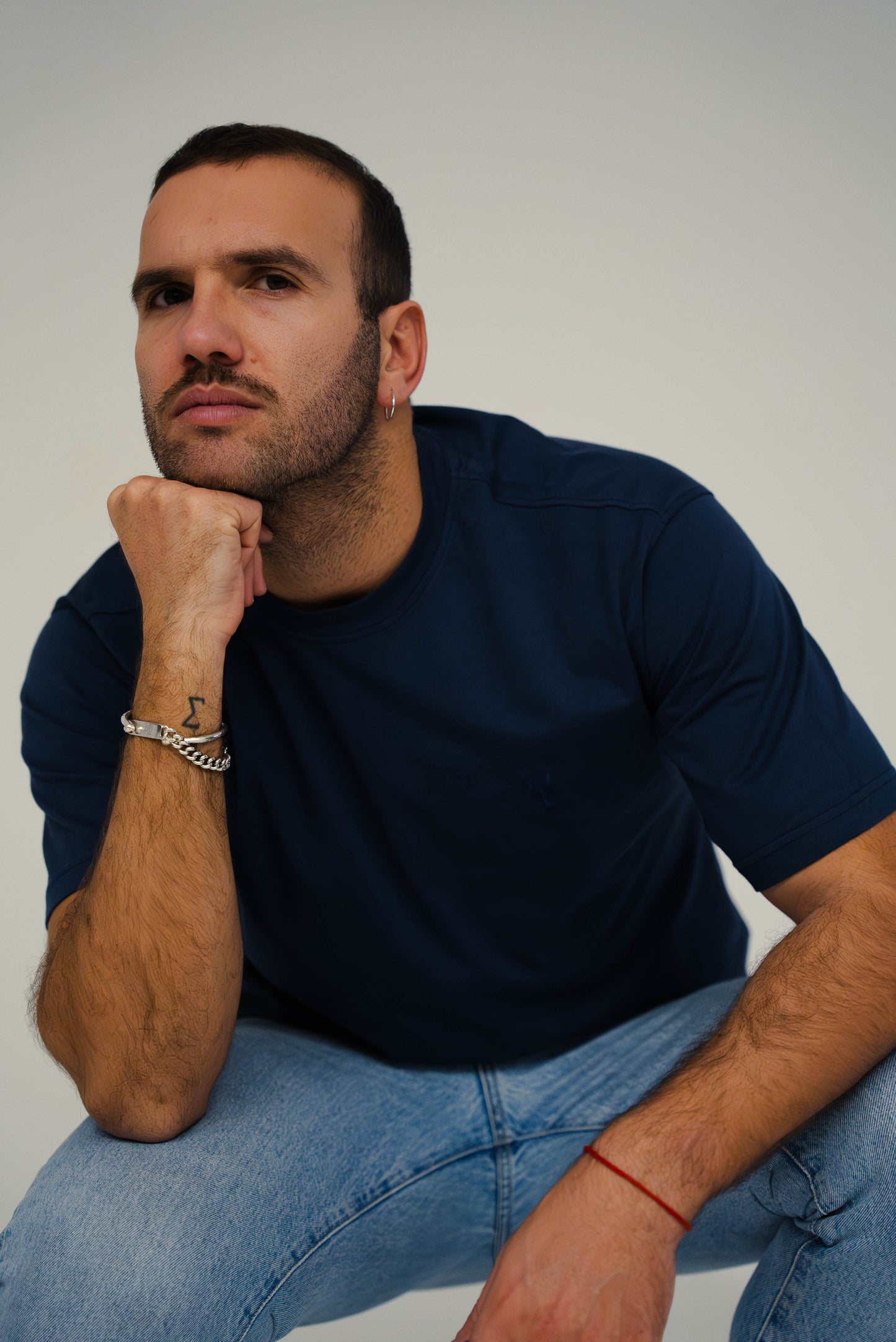 T-shirt oversized navy blue